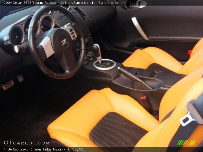 Le Mans Sunset Metallic / Burnt Orange 2004 Nissan 350Z Touring Roadster