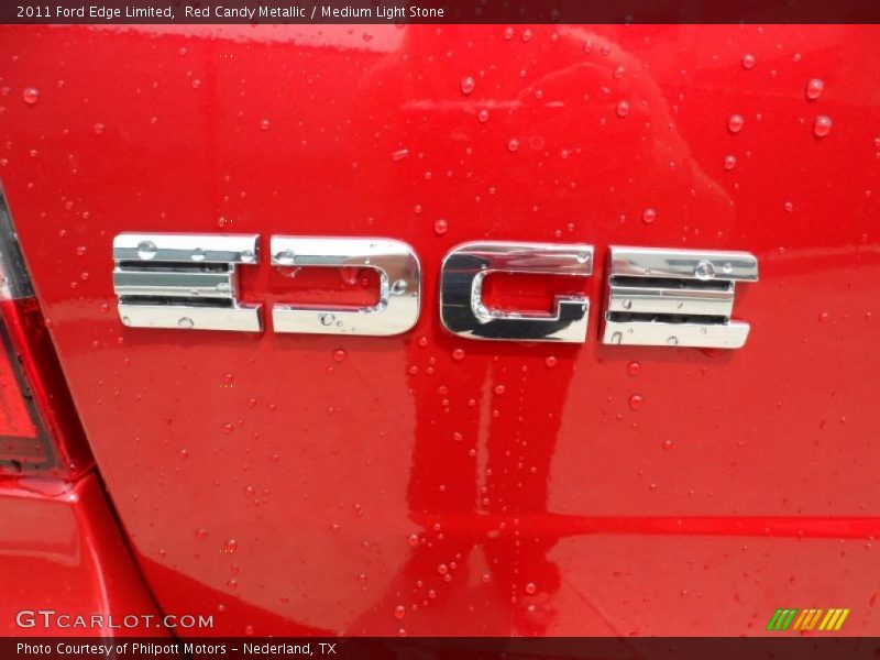 Red Candy Metallic / Medium Light Stone 2011 Ford Edge Limited
