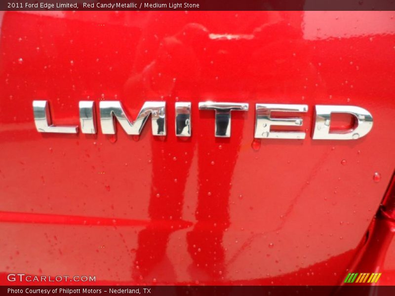 Red Candy Metallic / Medium Light Stone 2011 Ford Edge Limited