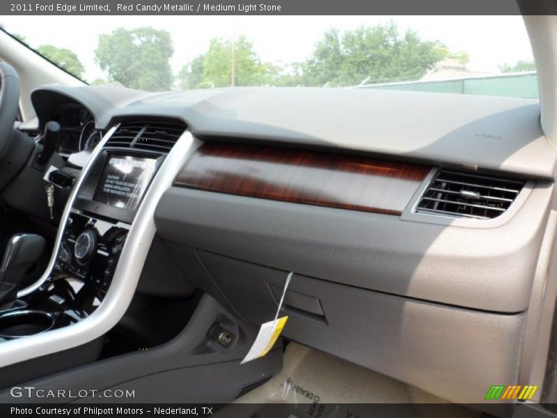 Red Candy Metallic / Medium Light Stone 2011 Ford Edge Limited