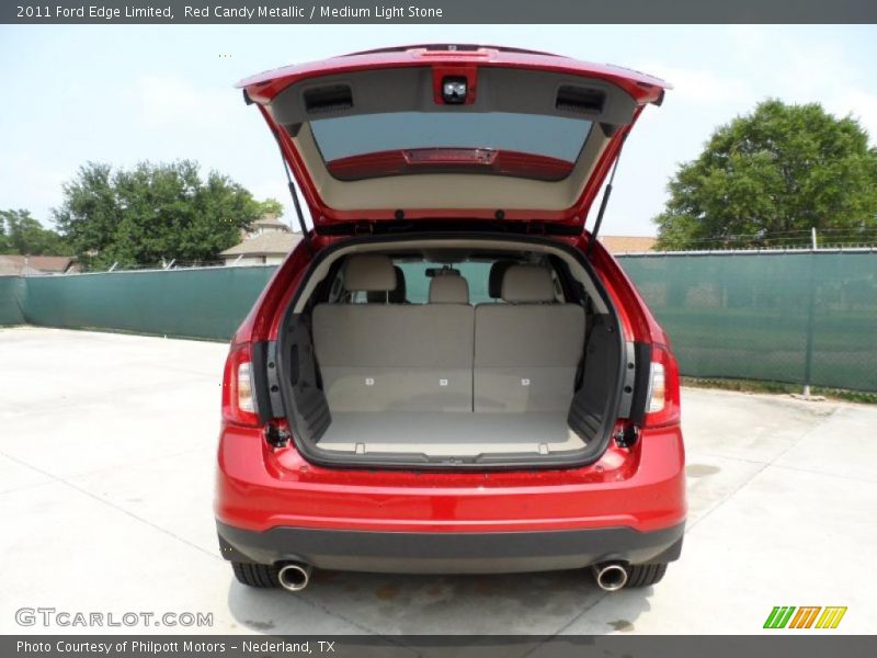 Red Candy Metallic / Medium Light Stone 2011 Ford Edge Limited