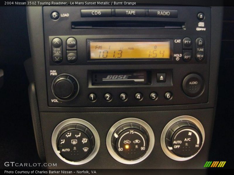Le Mans Sunset Metallic / Burnt Orange 2004 Nissan 350Z Touring Roadster
