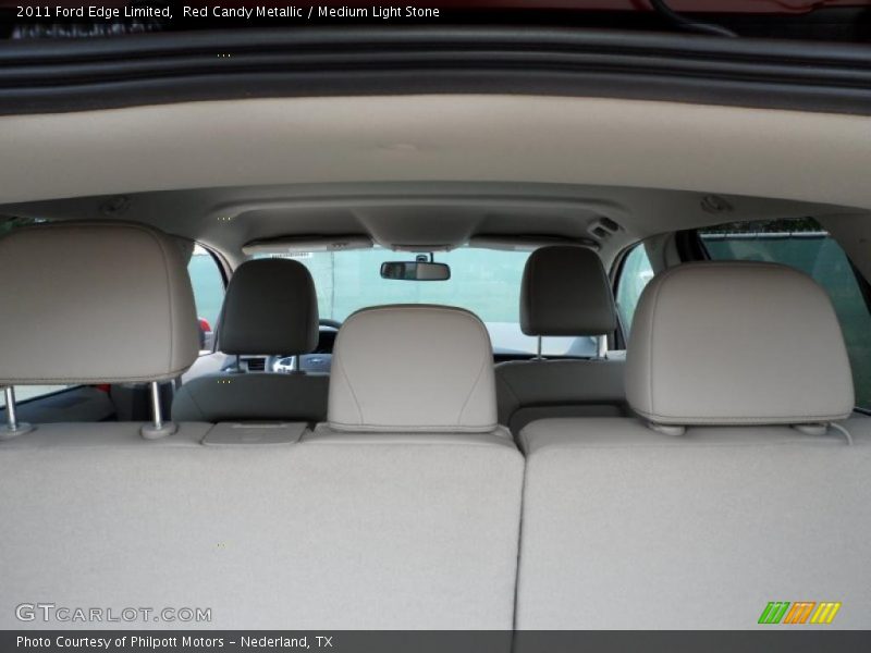 Red Candy Metallic / Medium Light Stone 2011 Ford Edge Limited