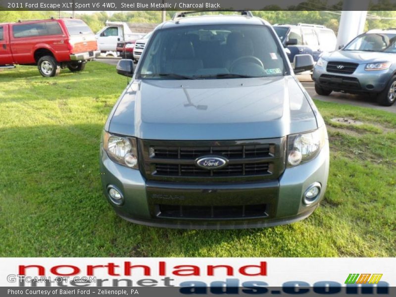 Steel Blue Metallic / Charcoal Black 2011 Ford Escape XLT Sport V6 4WD