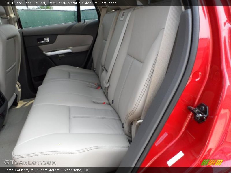 Red Candy Metallic / Medium Light Stone 2011 Ford Edge Limited