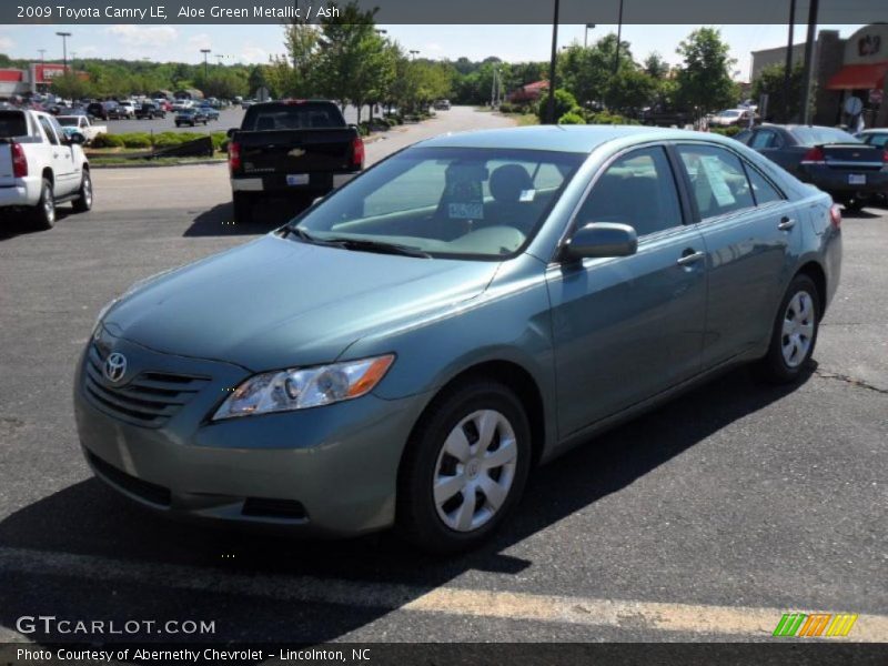 Aloe Green Metallic / Ash 2009 Toyota Camry LE
