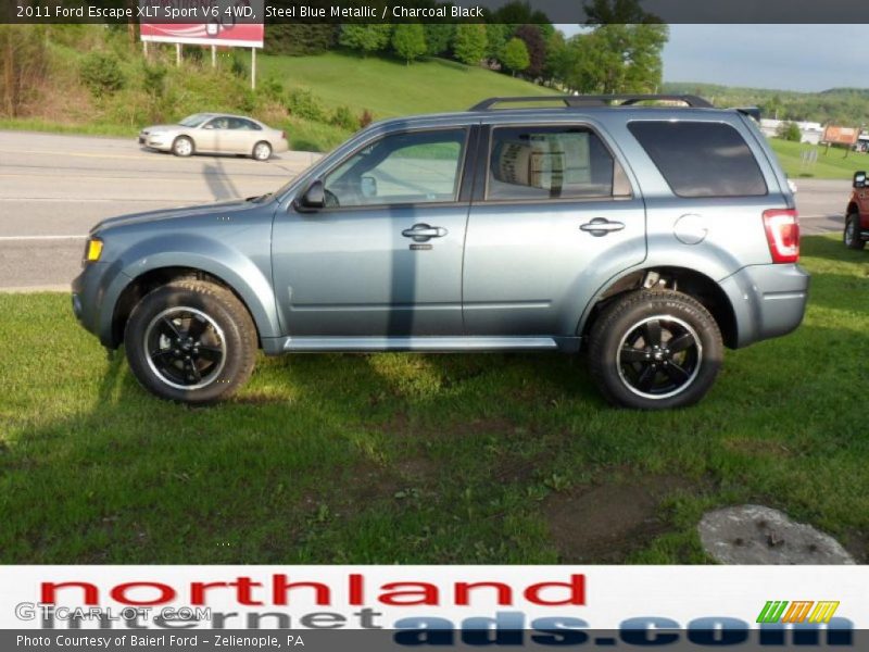 Steel Blue Metallic / Charcoal Black 2011 Ford Escape XLT Sport V6 4WD