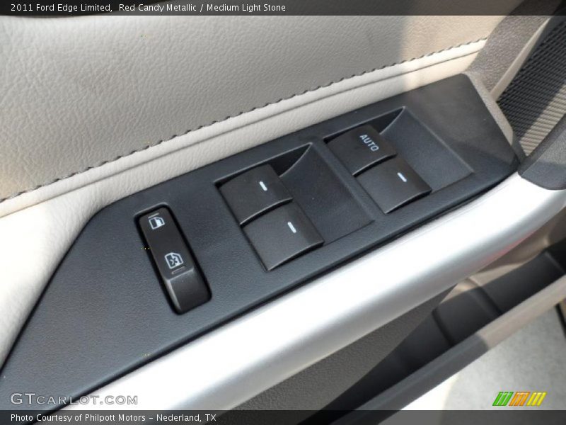 Red Candy Metallic / Medium Light Stone 2011 Ford Edge Limited