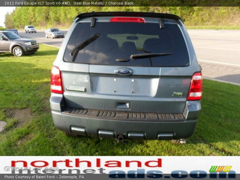 Steel Blue Metallic / Charcoal Black 2011 Ford Escape XLT Sport V6 4WD