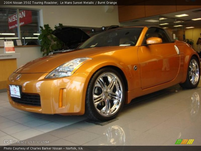 Le Mans Sunset Metallic / Burnt Orange 2004 Nissan 350Z Touring Roadster