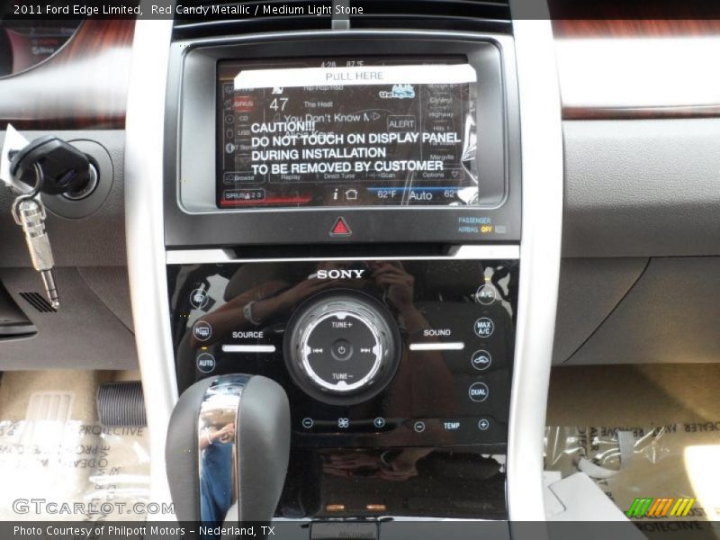 Red Candy Metallic / Medium Light Stone 2011 Ford Edge Limited