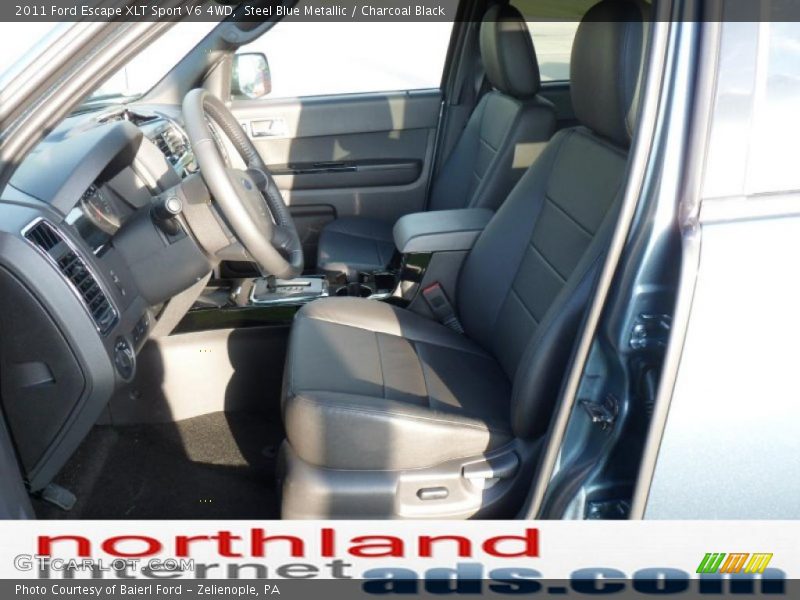 Steel Blue Metallic / Charcoal Black 2011 Ford Escape XLT Sport V6 4WD