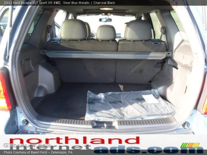 Steel Blue Metallic / Charcoal Black 2011 Ford Escape XLT Sport V6 4WD
