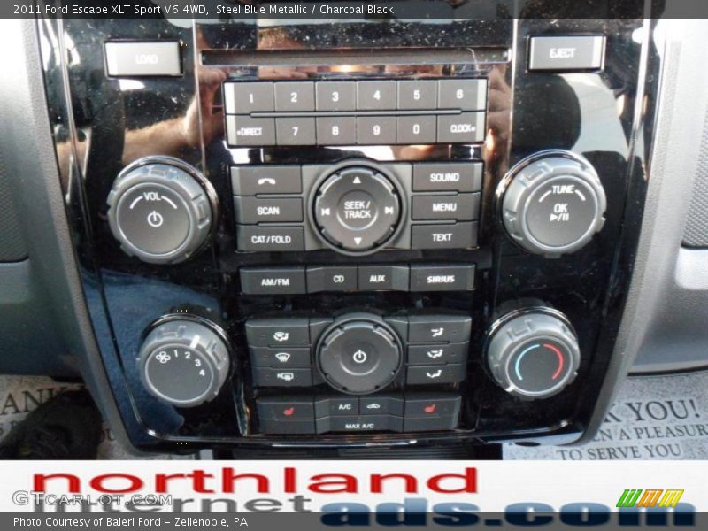 Steel Blue Metallic / Charcoal Black 2011 Ford Escape XLT Sport V6 4WD