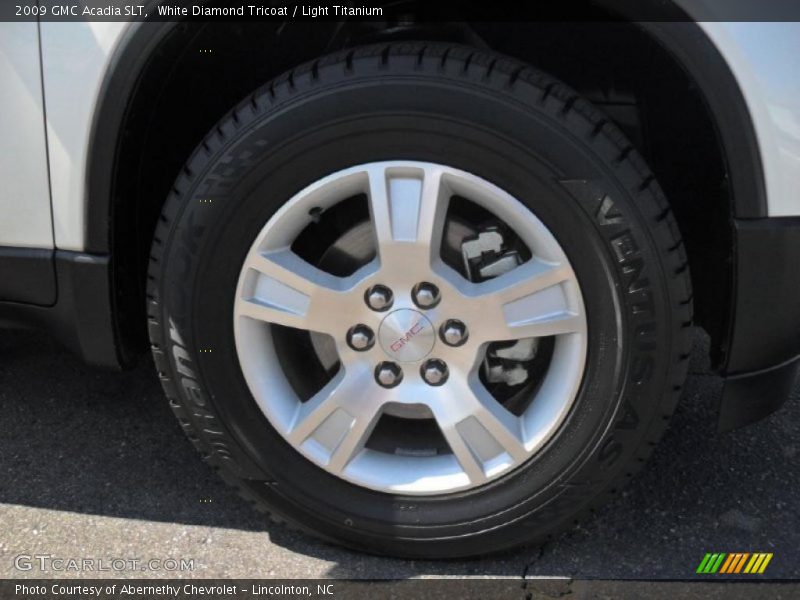 White Diamond Tricoat / Light Titanium 2009 GMC Acadia SLT