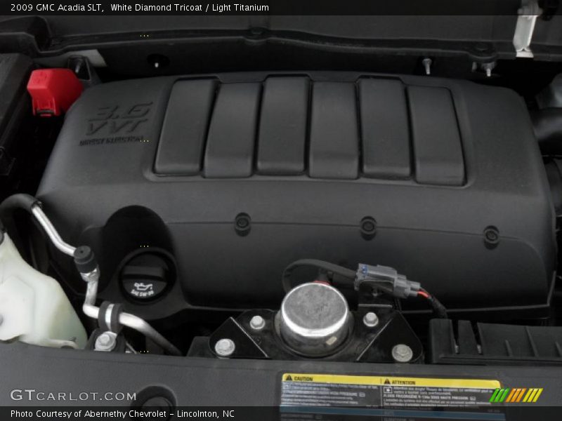 White Diamond Tricoat / Light Titanium 2009 GMC Acadia SLT