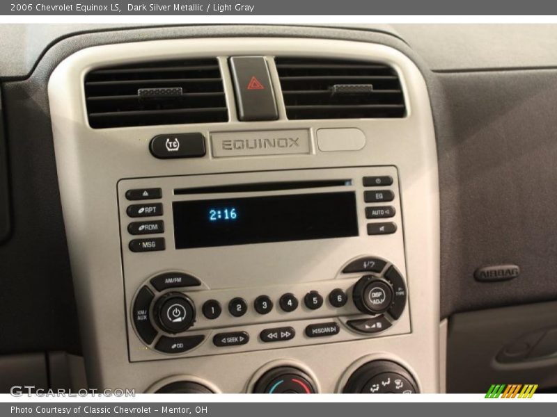 Dark Silver Metallic / Light Gray 2006 Chevrolet Equinox LS