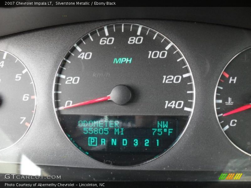 Silverstone Metallic / Ebony Black 2007 Chevrolet Impala LT