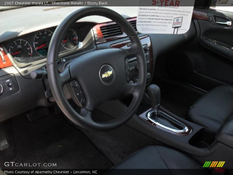 Silverstone Metallic / Ebony Black 2007 Chevrolet Impala LT