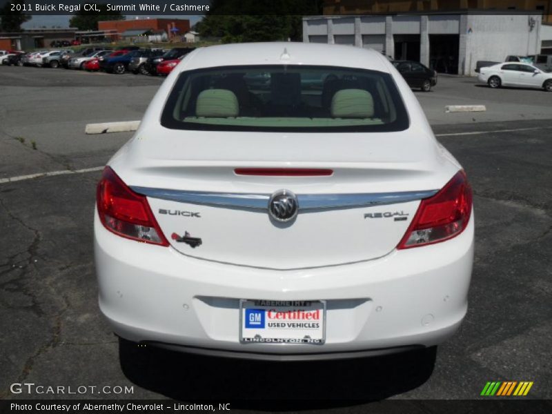 Summit White / Cashmere 2011 Buick Regal CXL