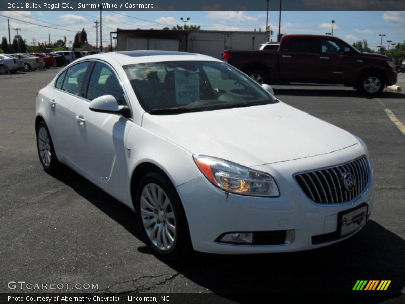 Summit White / Cashmere 2011 Buick Regal CXL