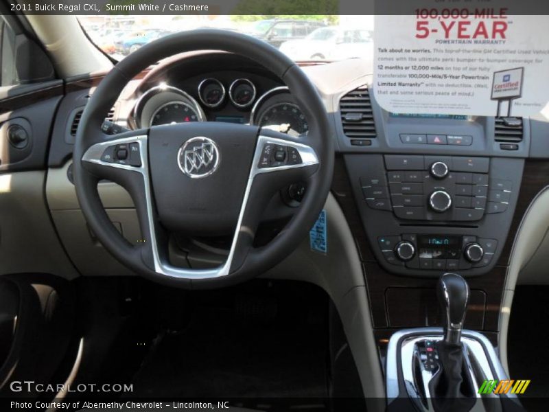 Summit White / Cashmere 2011 Buick Regal CXL