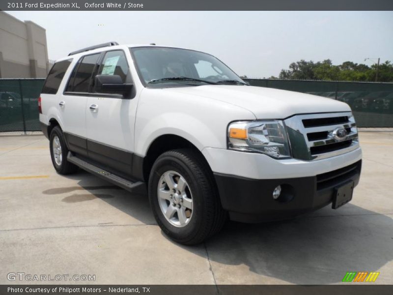 Oxford White / Stone 2011 Ford Expedition XL
