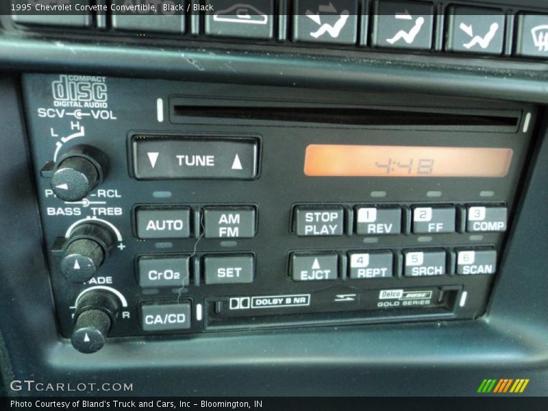 Controls of 1995 Corvette Convertible