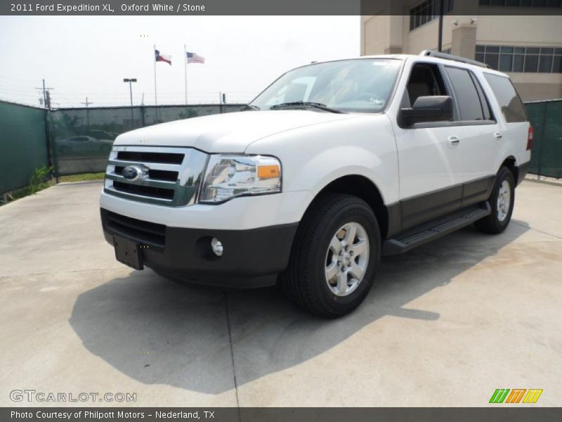 Oxford White / Stone 2011 Ford Expedition XL