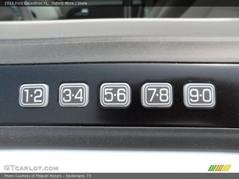 Oxford White / Stone 2011 Ford Expedition XL