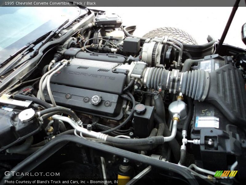  1995 Corvette Convertible Engine - 5.7 Liter OHV 16-Valve LT1 V8