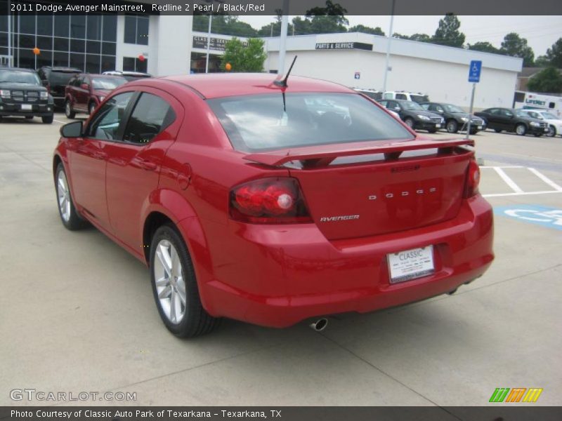 Redline 2 Pearl / Black/Red 2011 Dodge Avenger Mainstreet