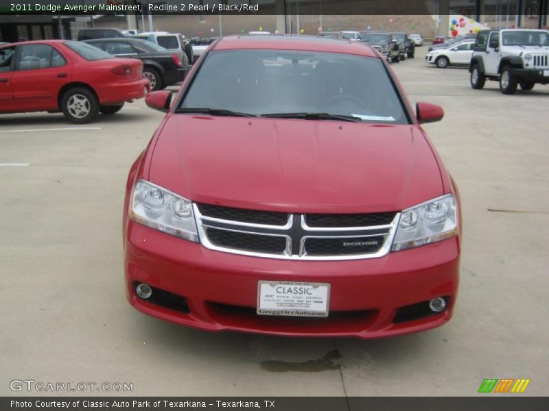 Redline 2 Pearl / Black/Red 2011 Dodge Avenger Mainstreet