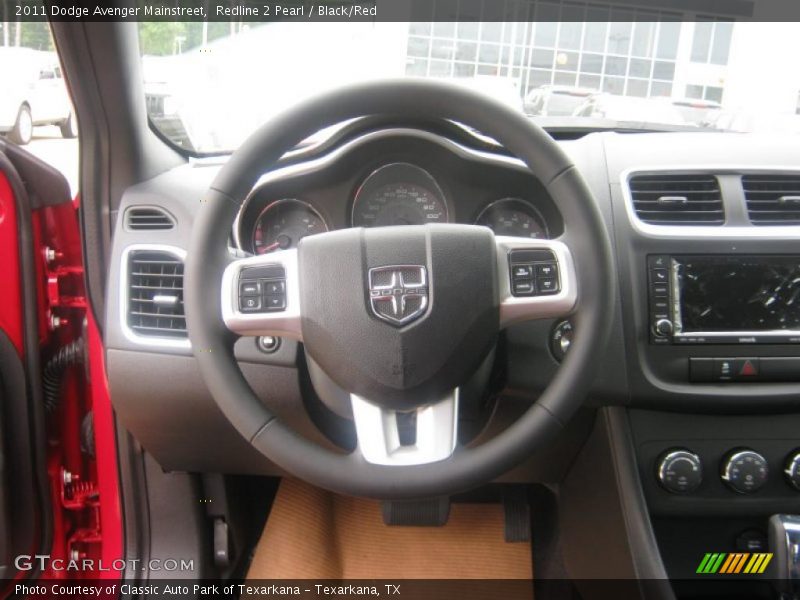 Redline 2 Pearl / Black/Red 2011 Dodge Avenger Mainstreet