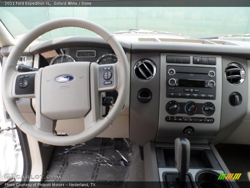 Oxford White / Stone 2011 Ford Expedition XL