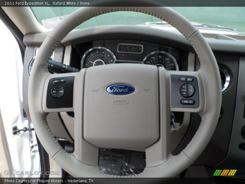 Oxford White / Stone 2011 Ford Expedition XL