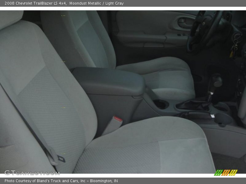 Moondust Metallic / Light Gray 2008 Chevrolet TrailBlazer LS 4x4
