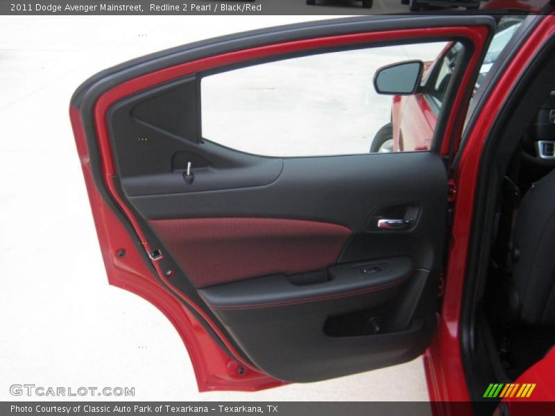 Redline 2 Pearl / Black/Red 2011 Dodge Avenger Mainstreet
