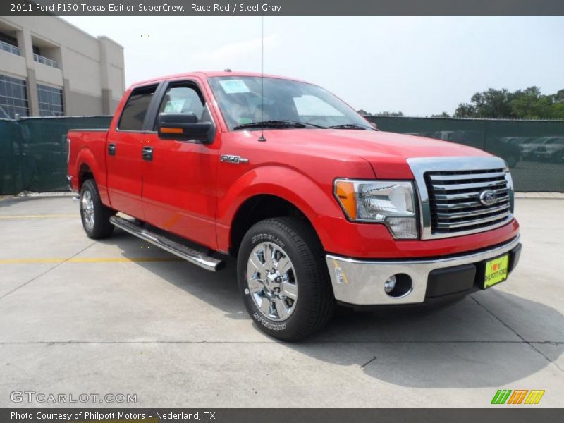 Race Red / Steel Gray 2011 Ford F150 Texas Edition SuperCrew