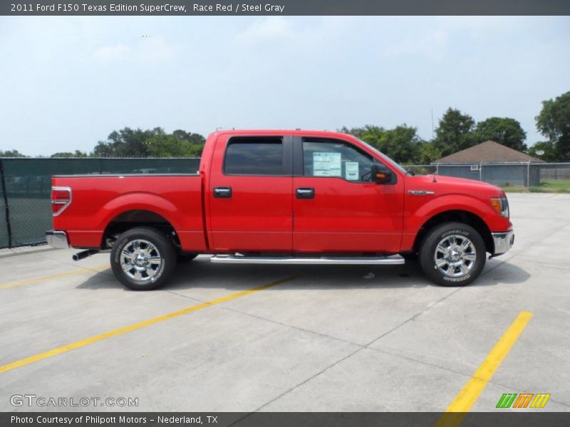Race Red / Steel Gray 2011 Ford F150 Texas Edition SuperCrew