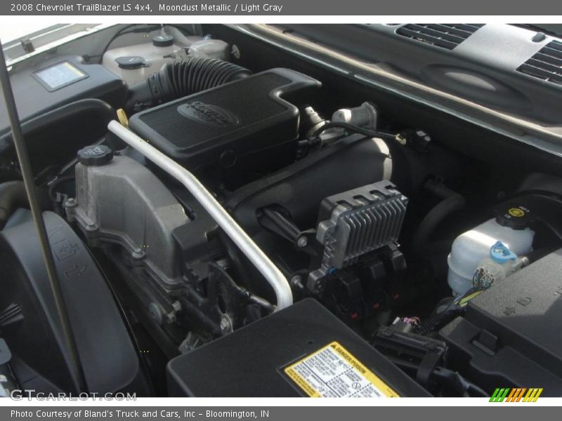 Moondust Metallic / Light Gray 2008 Chevrolet TrailBlazer LS 4x4