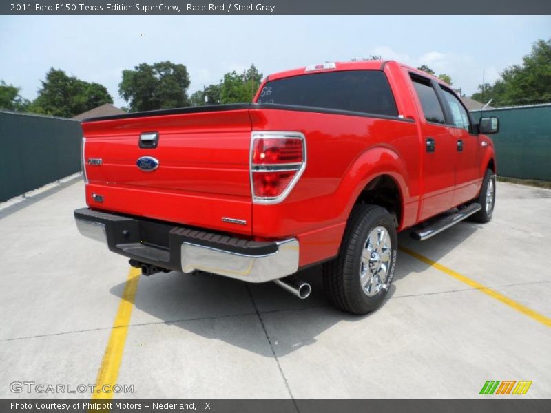 Race Red / Steel Gray 2011 Ford F150 Texas Edition SuperCrew