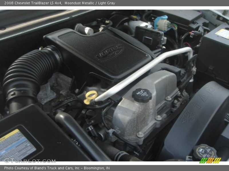 Moondust Metallic / Light Gray 2008 Chevrolet TrailBlazer LS 4x4