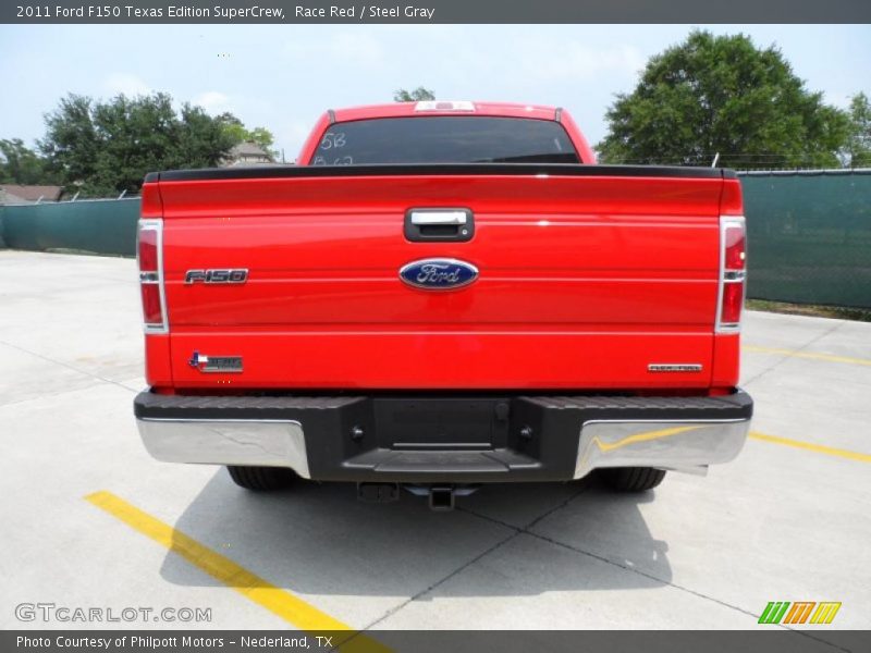 Race Red / Steel Gray 2011 Ford F150 Texas Edition SuperCrew