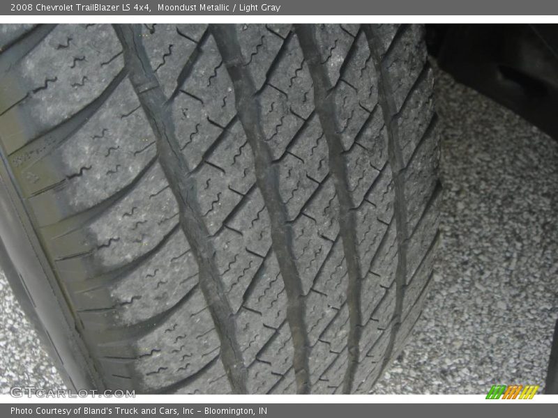 Moondust Metallic / Light Gray 2008 Chevrolet TrailBlazer LS 4x4