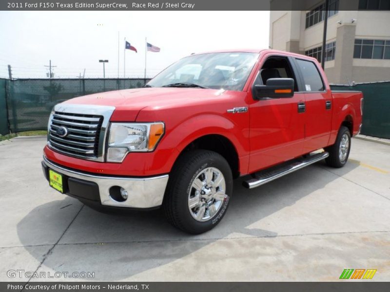 Race Red / Steel Gray 2011 Ford F150 Texas Edition SuperCrew