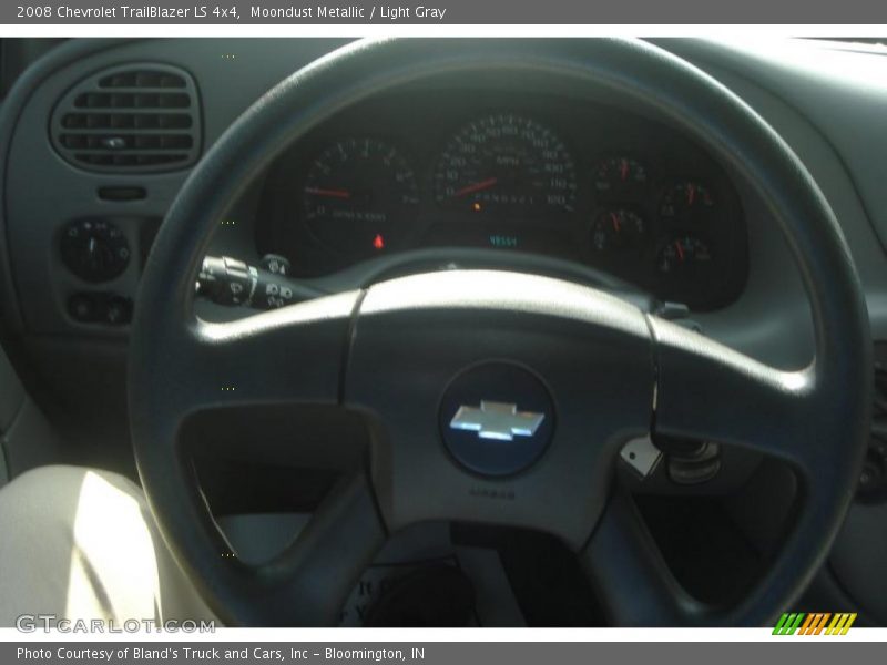 Moondust Metallic / Light Gray 2008 Chevrolet TrailBlazer LS 4x4