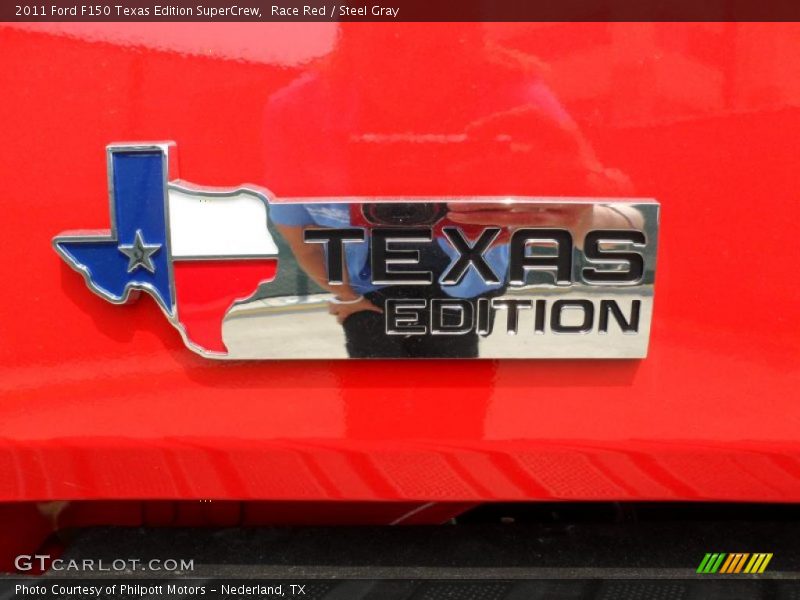Race Red / Steel Gray 2011 Ford F150 Texas Edition SuperCrew