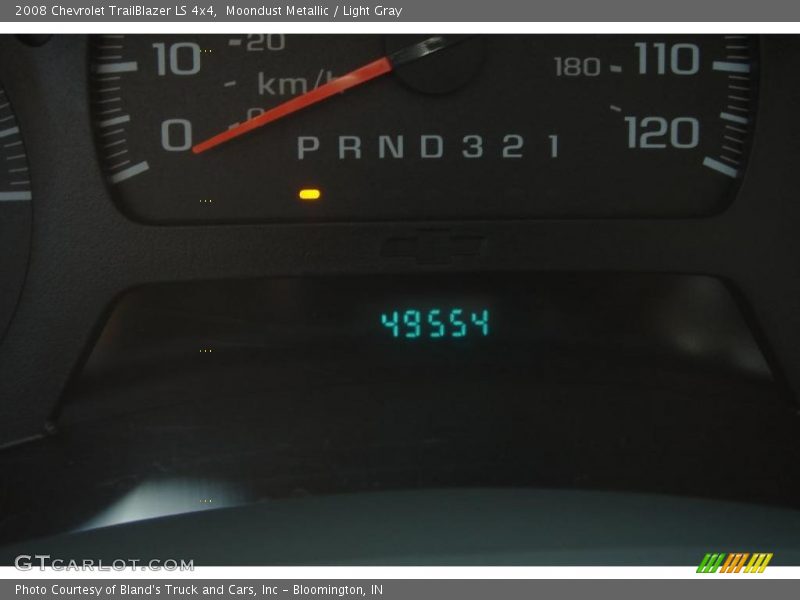 Moondust Metallic / Light Gray 2008 Chevrolet TrailBlazer LS 4x4