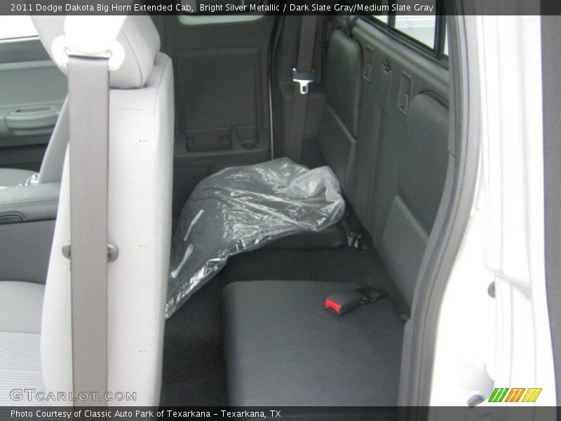 Bright Silver Metallic / Dark Slate Gray/Medium Slate Gray 2011 Dodge Dakota Big Horn Extended Cab